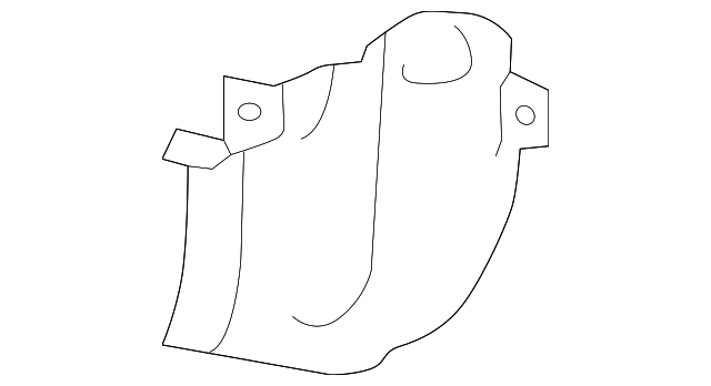 SU003-01152 Деталь CONVERTER SHIELD, LEFT