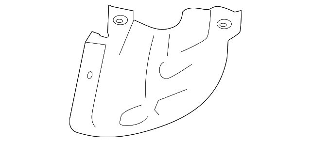 SU003-01154 Деталь CONVERTER SHIELD, LEFT