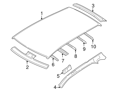 Impreza ROOF & COMPONENTS