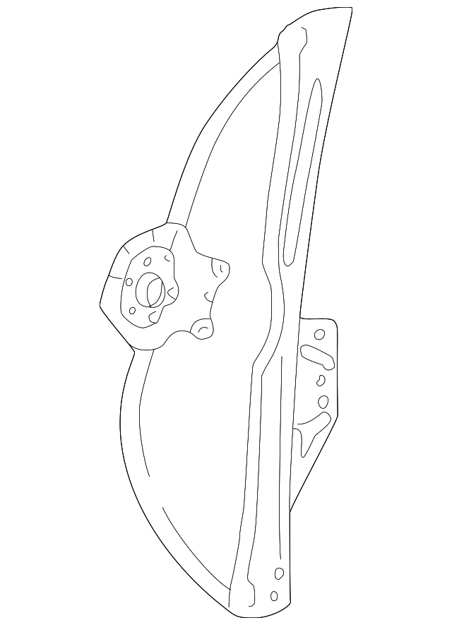 5067591AE Деталь WINDOW REGULATOR, LEFT