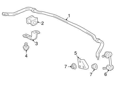Lancer STABILIZER BAR & COMPONENTS