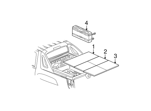 Escalade EXT EXTERIOR TRIM - REAR BODY 2