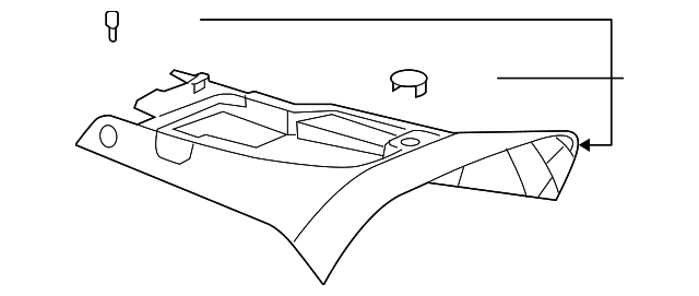19179701 Деталь CONSOLE ASSY