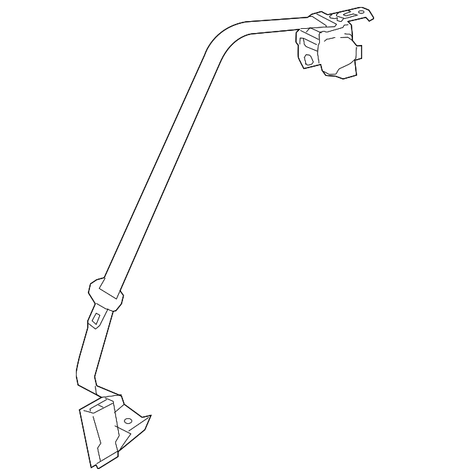 73470-02380-A0 Деталь CENTER BELT ASSY