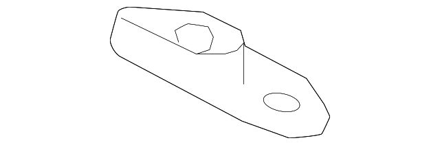 73344-02020-A0 Деталь SEAT BELT GUIDE, LEFT