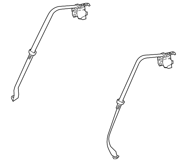 73360-02560-C0 Деталь OUTER BELT ASSY, RIGHT