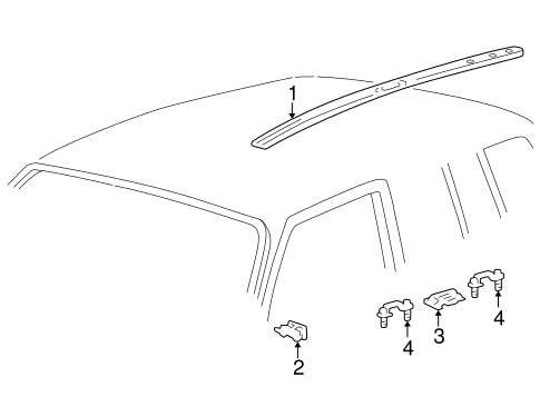 RAV4 EXTERIOR TRIM - ROOF