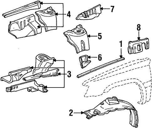 Tercel INNER COMPONENTS