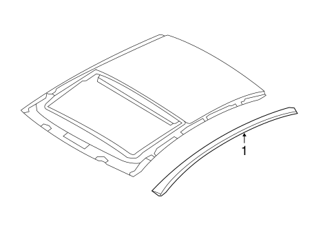 Sonata EXTERIOR TRIM - ROOF