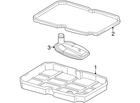 SLK280 TRANSMISSION COMPONENTS