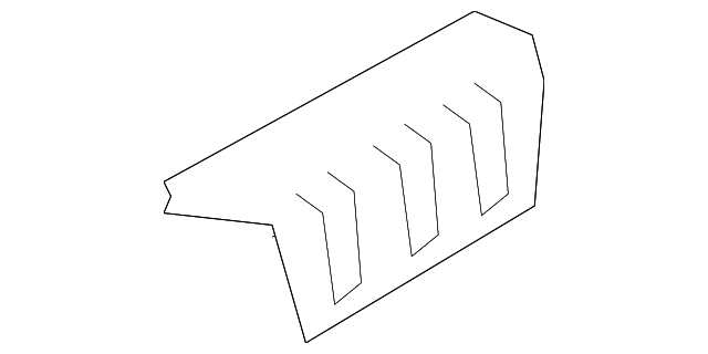 6153075K00 Деталь FLOOR EXTN, LEFT