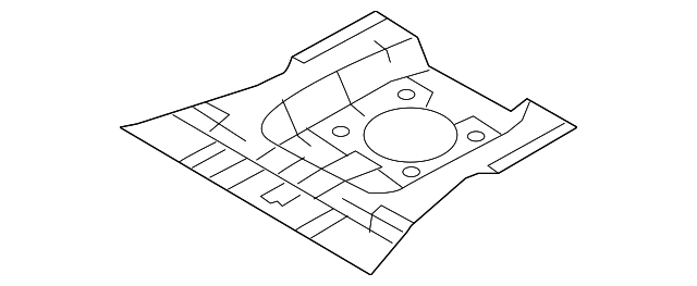 6151375K00 Деталь REAR FLOOR PAN