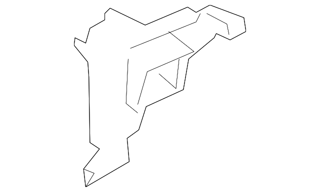 6344054LA0 Деталь SIDE REINF, RIGHT
