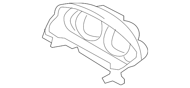 68240EH10A Деталь CLUSTER VISOR