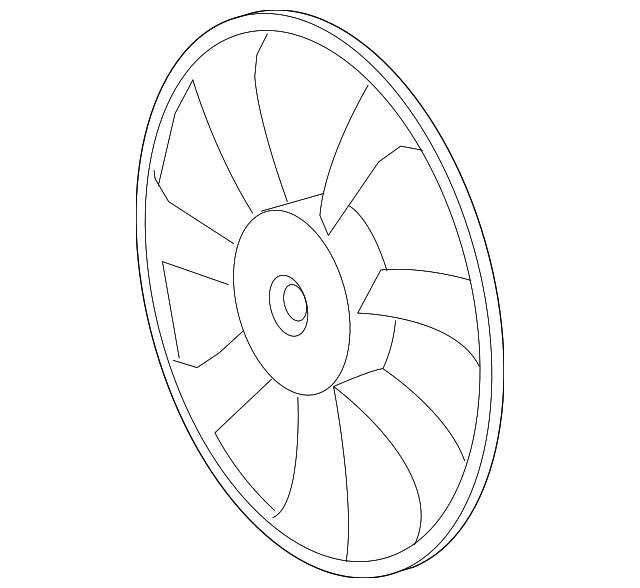 16361-36150 FAN BLADE, RIGHT