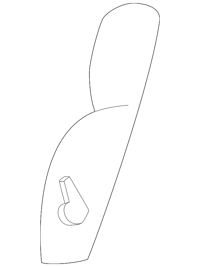 YE231L5AA Деталь SEAT BACK, LEFT