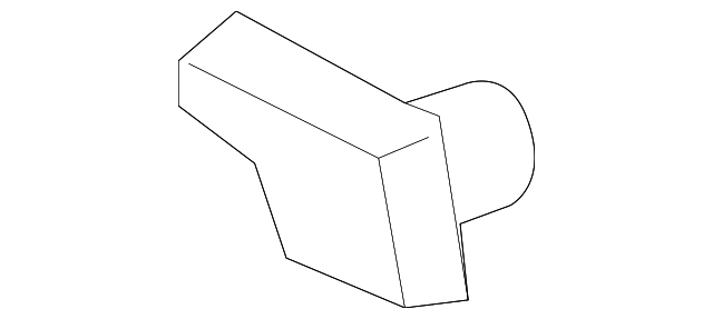 53126-53011 Деталь OUTER GRILLE BLANK COVER, LEFT