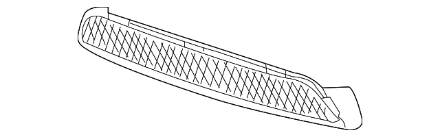 5030066AC GRILLE, LEFT