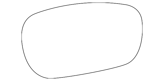 5139195AA Деталь MIRROR GLASS, LEFT