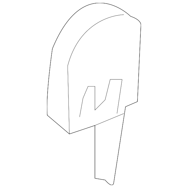 89670-5Z000 Деталь LOWER COVER, RIGHT