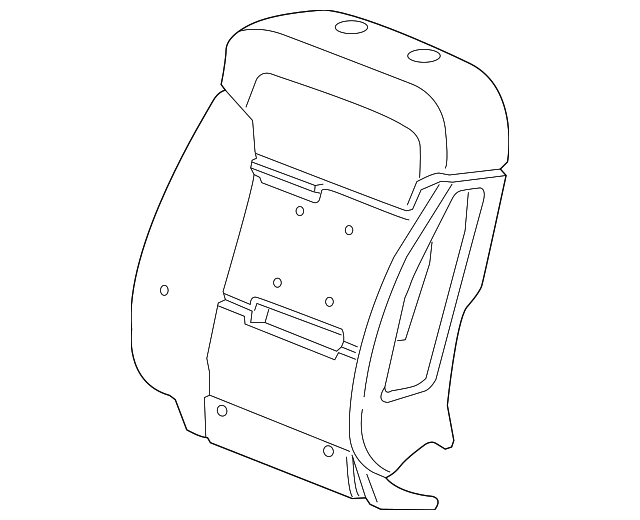 23150447 Деталь SEAT BACK PAD
