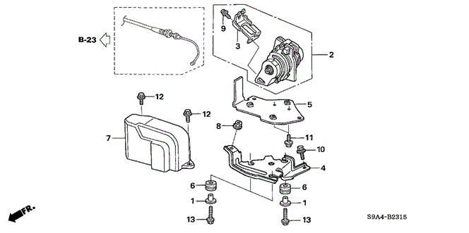 CHASSIS/ACCELERATOR SENSOR for 2005 Honda CR-V #1