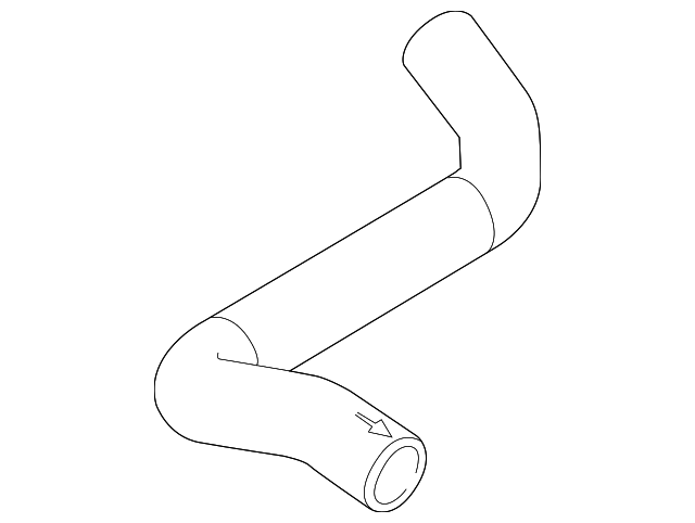FL3Z-8260-A Деталь UPPER HOSE