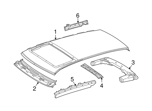 E500 ROOF & COMPONENTS 2