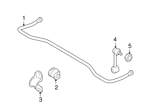 6 STABILIZER BAR & COMPONENTS