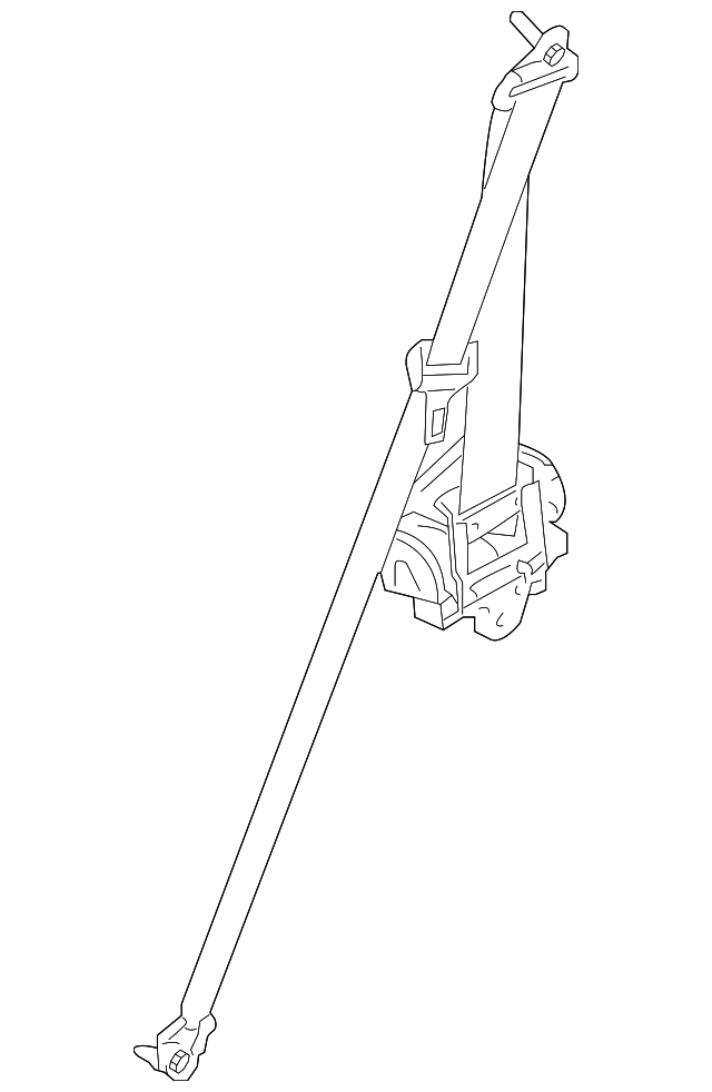 86884-CE000 Деталь BELT & RETRACTOR, RIGHT