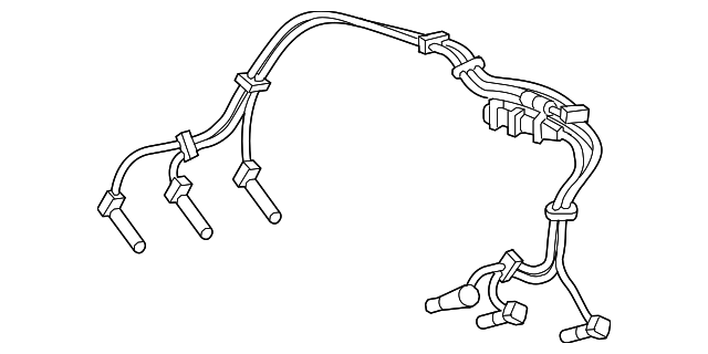 3U2Z-12259-D Деталь PLUG WIRE SET