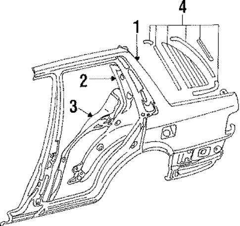 323 QUARTER PANEL