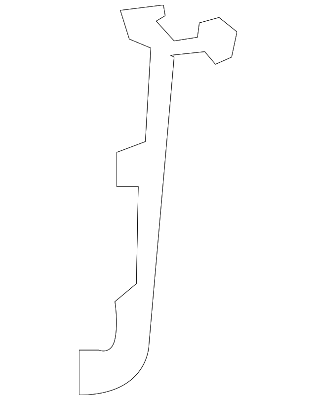 209-640-17-31 Деталь UPPER BRACKET, LEFT