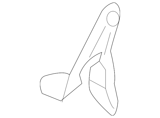 209-640-18-31 Деталь UPPER BRACKET, RIGHT
