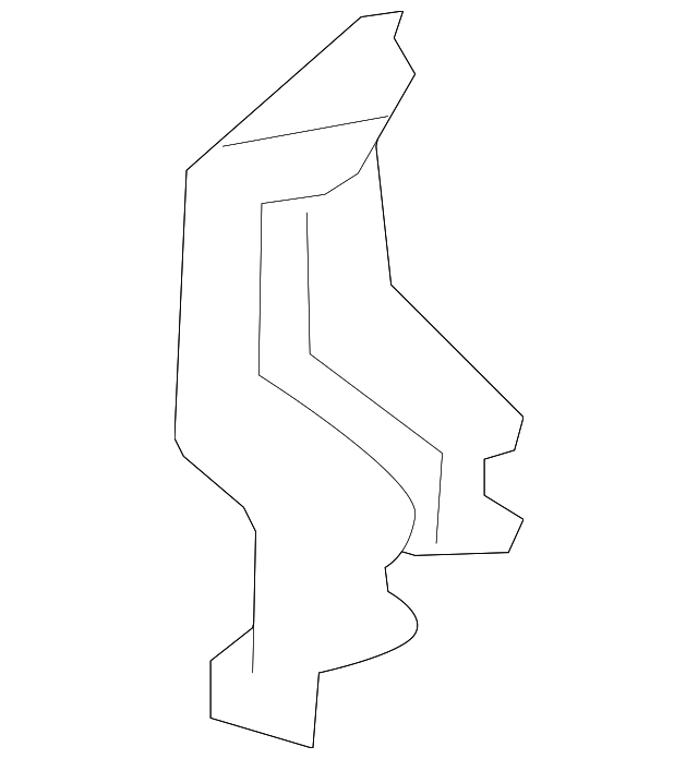 5N0-807-941 Деталь BUMPER COVER SIDE SUPPORT, LEFT