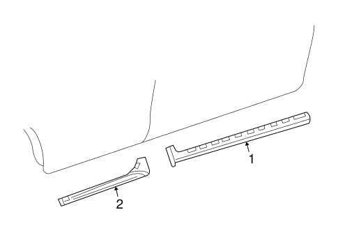 Neon EXTERIOR TRIM - PILLARS