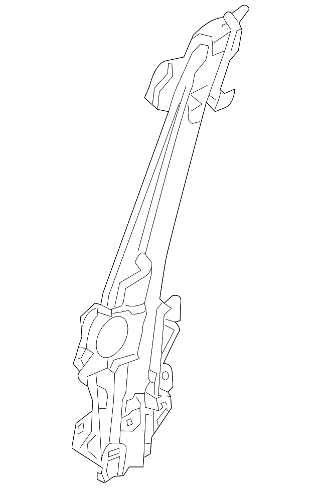 80721-3TA2A Деталь WINDOW REGULATOR, LEFT