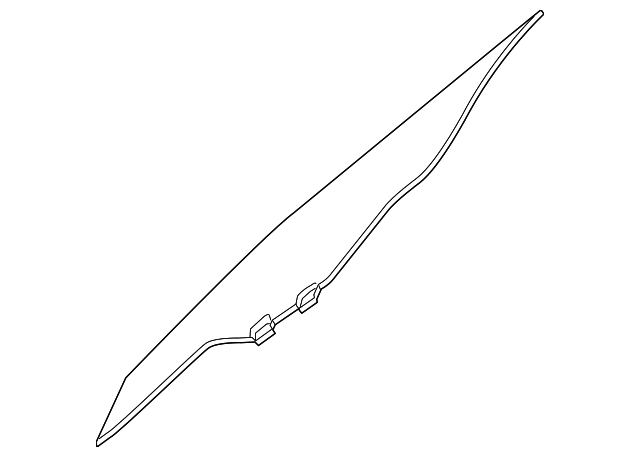 80300-3TA0A Деталь DOOR GLASS, RIGHT