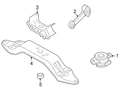 Outback ENGINE & TRANS MOUNTING