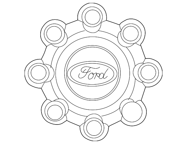 3C3Z-1130-AA Деталь WHEEL CAP