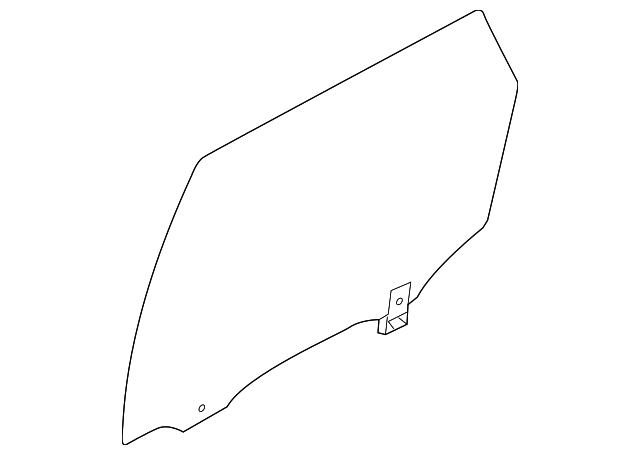83410-2E035 Деталь DOOR GLASS, LEFT