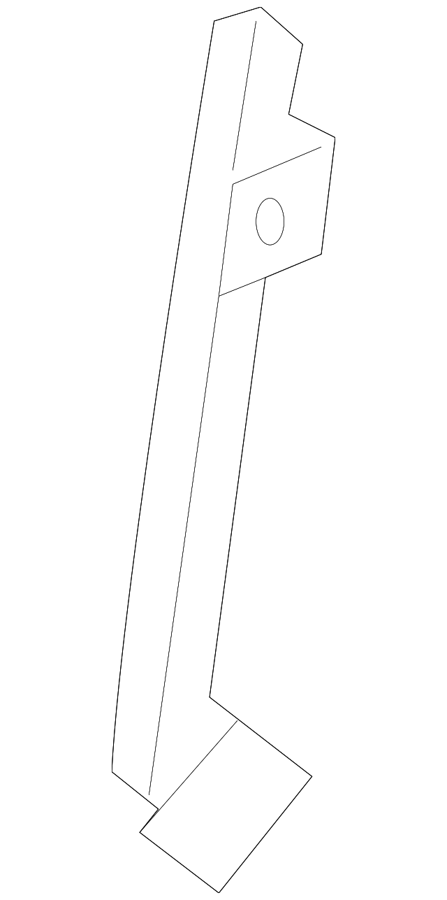 83550-2E000 Деталь RUN CHANNEL, LEFT