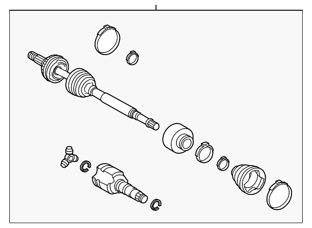 43410-02A02 Деталь AXLE ASSY
