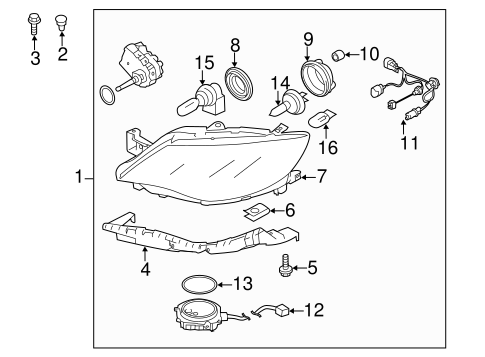 Impreza BULBS - CHASSIS 3