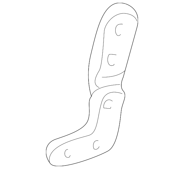12386407 Деталь SEAT HINGE, RIGHT