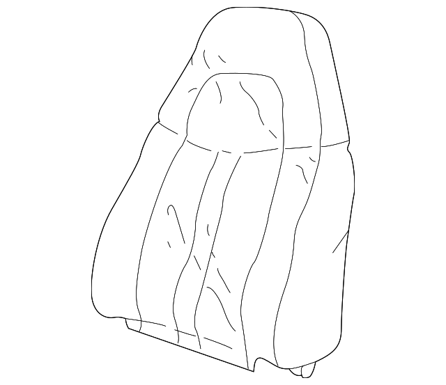 88935422 Деталь SEAT BACK COVER, RIGHT