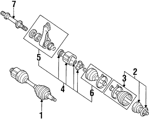 Diamante DRIVE AXLES