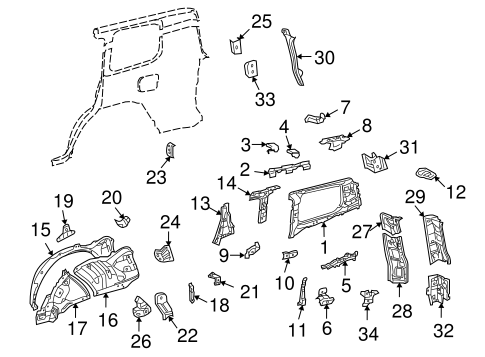 LX570 INNER STRUCTURE