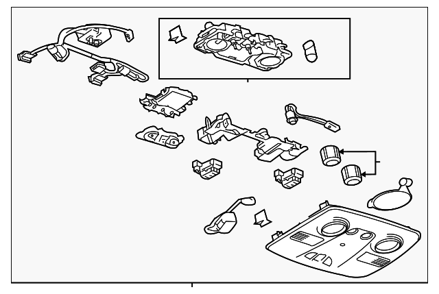 20896735 ROOF CONSOLE