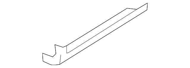 BL3Z-99292A23-AA Деталь LOWER DEFLECTOR, LEFT